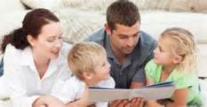 family reading
